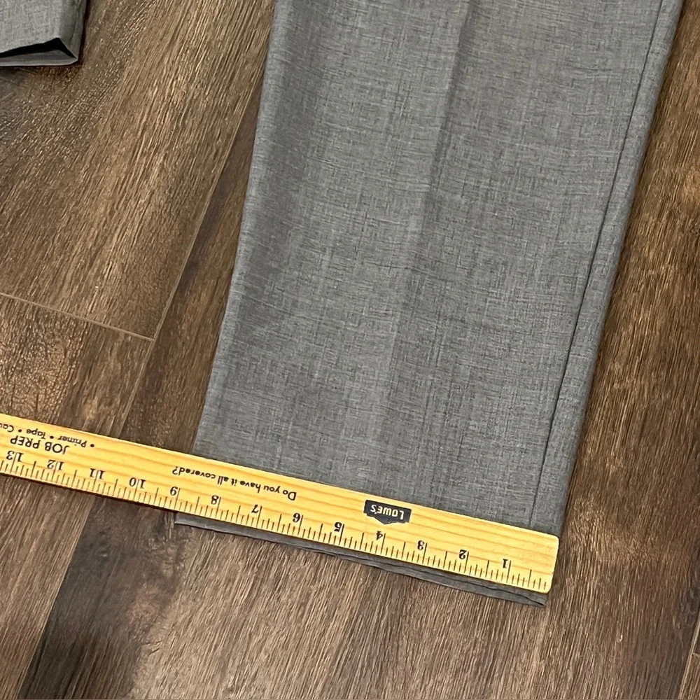 L.L. Bean 100% Wool Classic Fit Pants, Gray Size 37x32 Business, VTG Slack